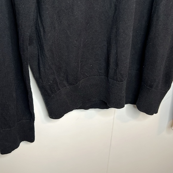 Men's Banana Republic V-neck Sweater - Black - Large - Picture 4 of 6